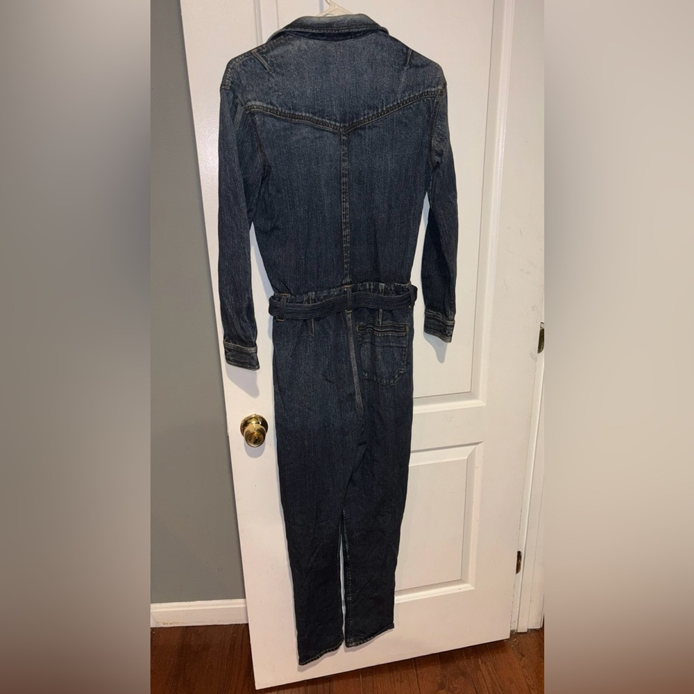 New! Rag & Bone Miramar Printed French Cotton-terry Jumpsuit  💙 XS - Picture 8 of 11